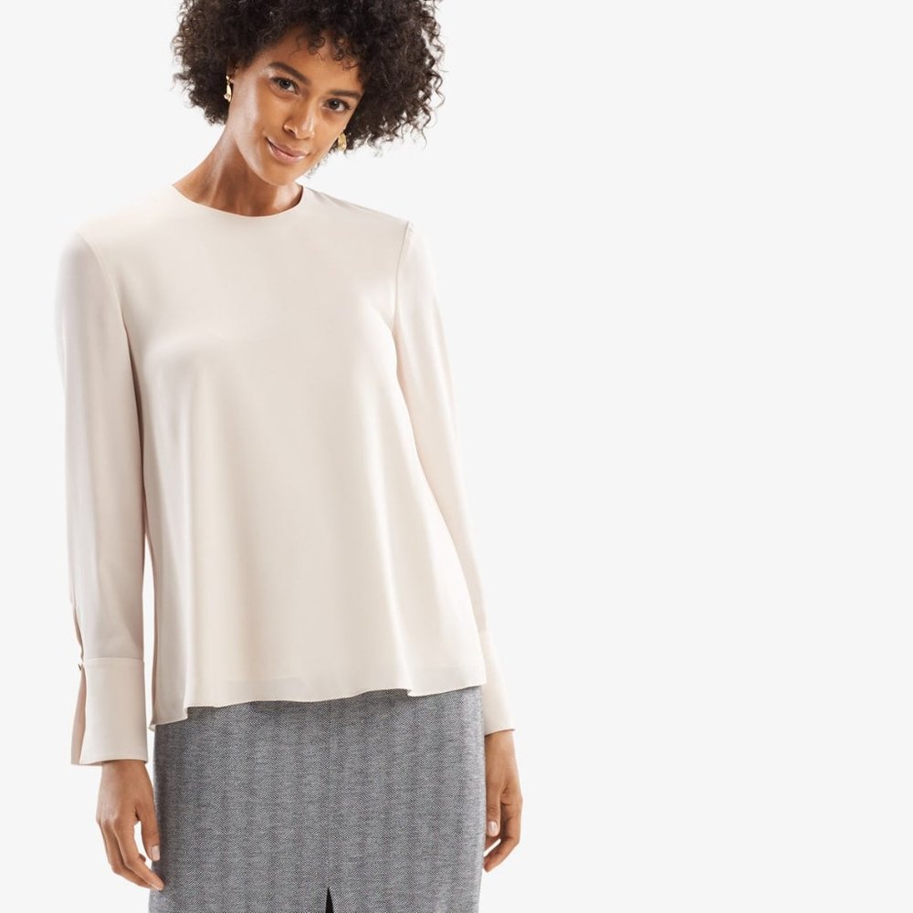 MM LaFleur Lorette Top Antique Blush size small